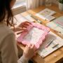 Pink Contemporary Photo Frame Four″ X Six″, thumbnail 5 of 5
