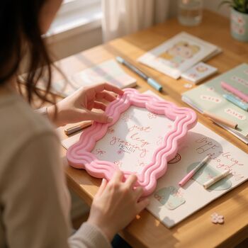 Pink Contemporary Photo Frame Four″ X Six″, 5 of 5
