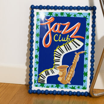 Jazz Club Retro Music Art Print, 2 of 12