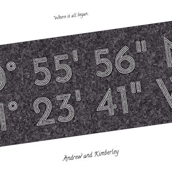 Personalised Coordinates Print For A Special Place, 2 of 4