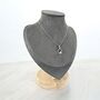 Sterling Silver Honeycomb Bee Pendant Necklace, thumbnail 6 of 8