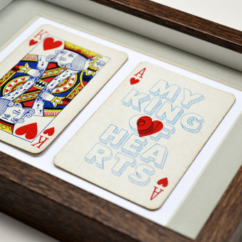 King Of Hearts Vintage Playing Card Print, 3 of 9