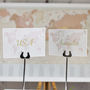 Antique World Countries Wedding Table Name Cards, thumbnail 3 of 3