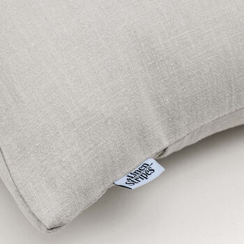 Stonewashed Linen Cushion Cover, 6 of 6