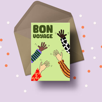 Bon Voyage Goodbye Card, 3 of 5