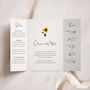 Minimal Sunflower Gatefold Wedding Invitations, thumbnail 1 of 5