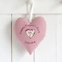 Personalised 80th Birthday Hanging Heart Gift For Her, thumbnail 4 of 12