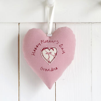 Personalised 80th Birthday Hanging Heart Gift For Her, 4 of 12