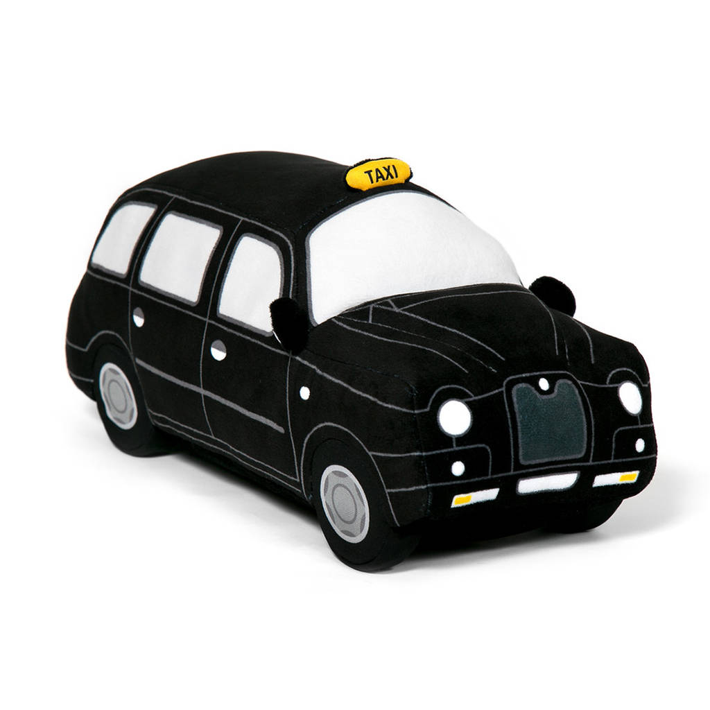 London Black Taxi Cab Soft Toy Cushion, 1 of 5