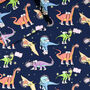 Space Dinosaur Wrapping Paper, thumbnail 1 of 3