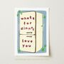 What’s For Dinner Kitchen Art Print, thumbnail 2 of 2