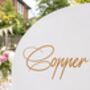 Personalised Birthday Mirror Welcome Sign Vinyl Decal, thumbnail 8 of 13