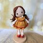 Handmade Crochet Doll, Knit Doll, Gift For Kids, thumbnail 6 of 12