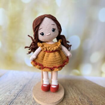 Handmade Crochet Doll, Knit Doll, Gift For Kids, 6 of 12