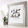 Personalised Silver Wedding Anniversary Collage, thumbnail 3 of 11