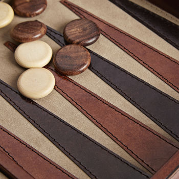 Leather Backgammon Set, 5 of 6