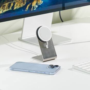 Magsafe Desk Stand iPhone Dock | Stainless Steel, 6 of 8