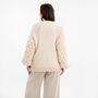 Easy Bubble Stitch Cardigan Knitting Kit, thumbnail 7 of 12