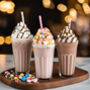 Deluxe Milkshake Gift Kit With Toppings Letterbox Size, thumbnail 3 of 5