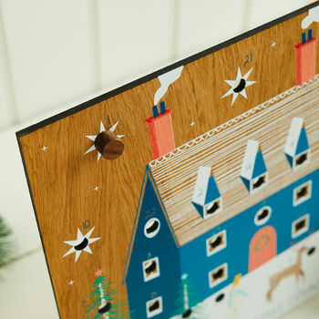 Personalised Christmas House Reusable Advent Calendar, 3 of 5