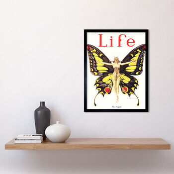 Magazine 1922 Life Butterfly Dancer Wall Art Print, 2 of 3