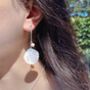 Pearl Shell Elegance Clip Earrings, thumbnail 3 of 4