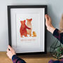 Personalised First Father's Day Bear Family Print, thumbnail 1 of 7