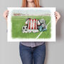 Personalised Football Shirt Print, thumbnail 3 of 7