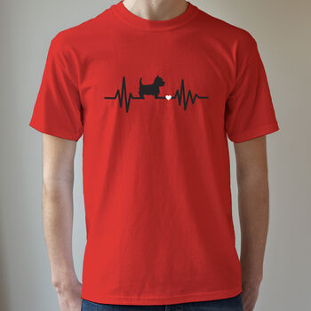Personalised Specific Breed Dog Heartbeat T Shirt, 6 of 11