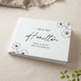 Blossom Personalised Surname Wedding Guest Book, thumbnail 2 of 3