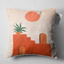 Minimalist Cushion Cover With Sun, Plant And Stairs, thumbnail 5 of 7