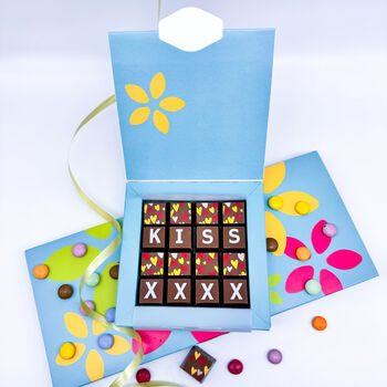 Personalised Valentine's Message Kisses Chocolate Gift, 2 of 6