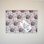 Gift Wrapping Paper Squirrel Among Flowers, thumbnail 5 of 7