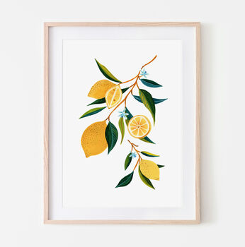 Summer Lemons Art Print, 2 of 5