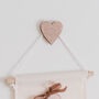 Two Pack Of Rose Gold Heart Wall Hooks, thumbnail 1 of 5