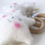 Star Cashmere Baby Teether In Personalised Gift Box, thumbnail 6 of 12