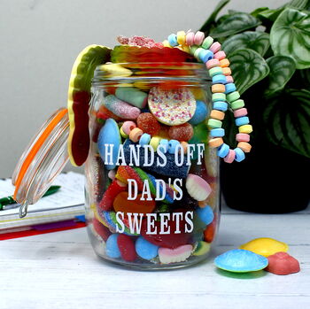 Dad's Personalised Retro Sweets Jar, 3 of 3