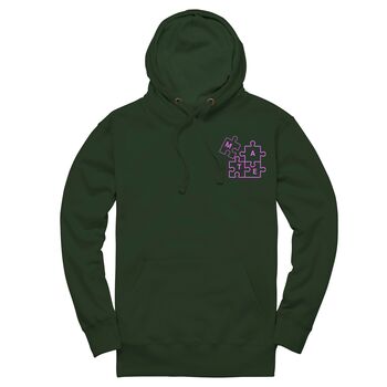 Personalised Soul Mate Unisex Hoodie With Initial On Sleeve, 6 of 12