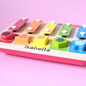 Personalised Wooden Xylophone, 3 of 4