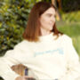 J'adore Mon Jardin Sweatshirt, thumbnail 2 of 6