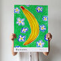 Banana Food Art Print Kitchen Fruit Poster, thumbnail 5 of 12