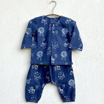 Unisex Organic Zoo Children's Outfit Set, 4 of 8