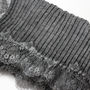 Pleated Lace Fringe Cotton Scarf, thumbnail 9 of 12
