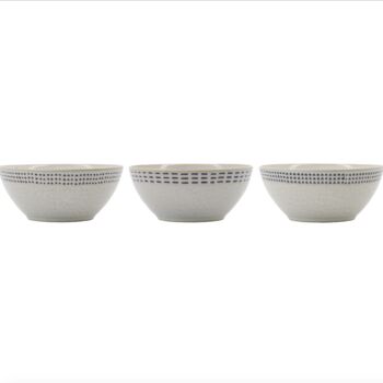 Set Of Three Handmade Stoneware Bowls, 3 of 4