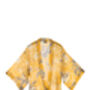 Mustard Dynastic Bird Print Light Weight Kimono, thumbnail 6 of 7