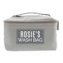 Personalised Classic Grey Makeup Wash Bag Vanity Case, thumbnail 7 of 7
