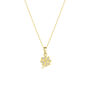 Four Leaf Clover Sterling Silver Necklace, thumbnail 2 of 6
