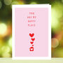 You Are My Happy Place Romantic Day Card, thumbnail 1 of 2