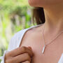 Sterling Silver Chunky Initial Necklace, thumbnail 12 of 12