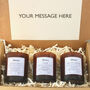 Gift Set Of Three Handmade Soy Scented Candles, thumbnail 1 of 12